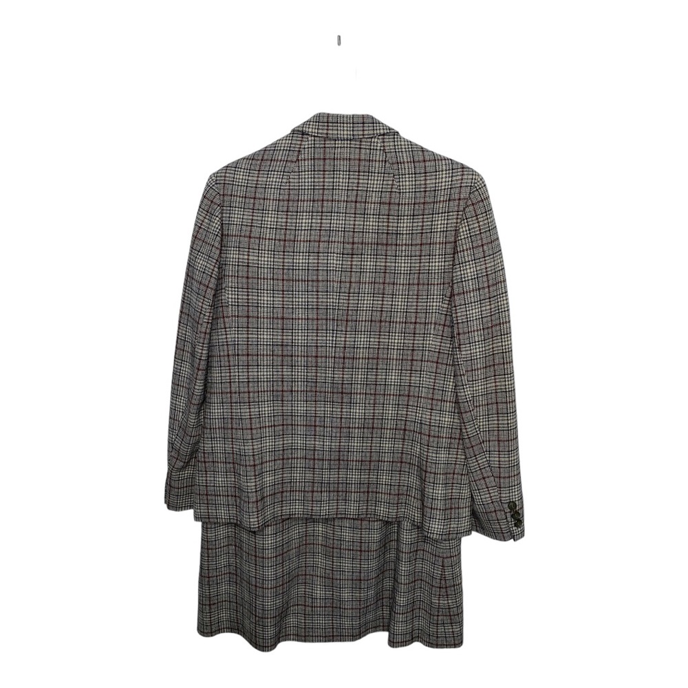 Vintage Pendleton Fully Lined Pure Wool Plaid Bla… - image 2